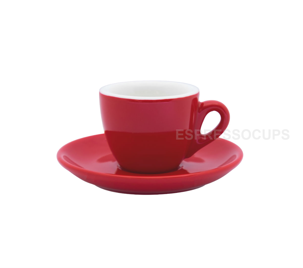 "ROSA" Espresso Cups 70ml - red